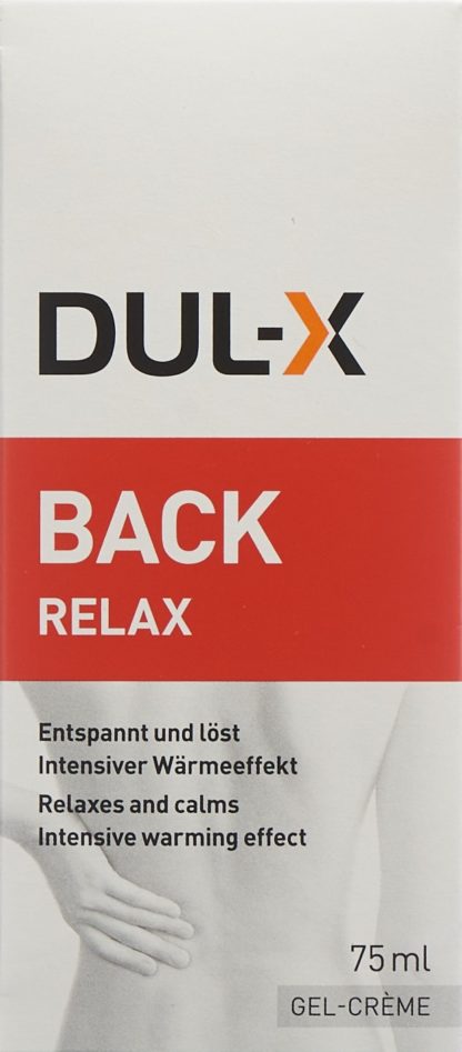 DUL-X Back Relax Gel Creme N Disp 75 ml