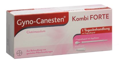 GYNO-CANESTEN Kombi FORTE Vaginalkaps & Creme – Bild 3