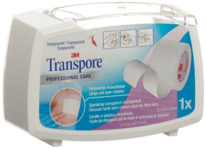 3M TRANSPORE Heftpflaster 5mx25mm – Bild 2