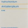 LIVOSTIN Gtt Opht 0.5 mg/ml Fl 4 ml