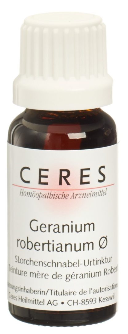 CERES Geranium robertianum Urtinkt Fl 20 ml – Bild 5