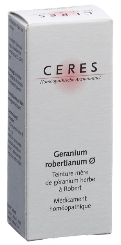 CERES Geranium robertianum Urtinkt Fl 20 ml – Bild 4