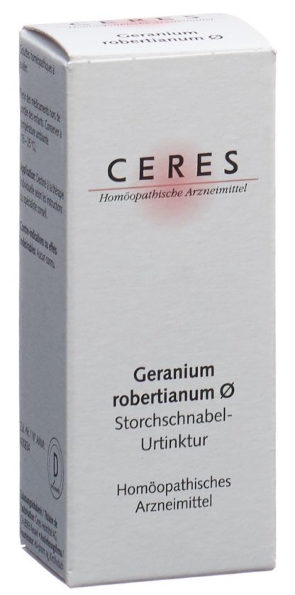 CERES Geranium robertianum Urtinkt Fl 20 ml – Bild 3