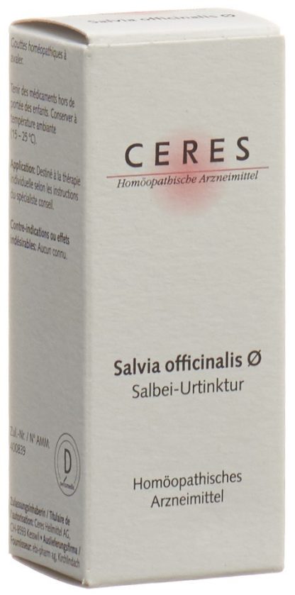 CERES Salvia Urtinkt Fl 20 ml – Bild 3