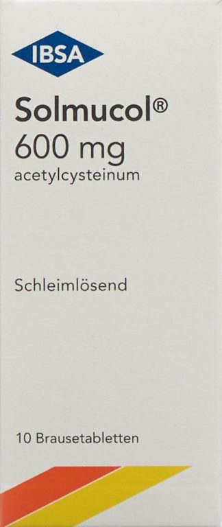 SOLMUCOL Brausetabl 600 mg 10 Stk