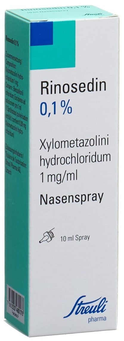 RINOSEDIN Nasenspray 0.1 % 10 ml – Bild 3
