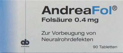 ANDREAFOL Tabl 0.4 mg 90 Stk