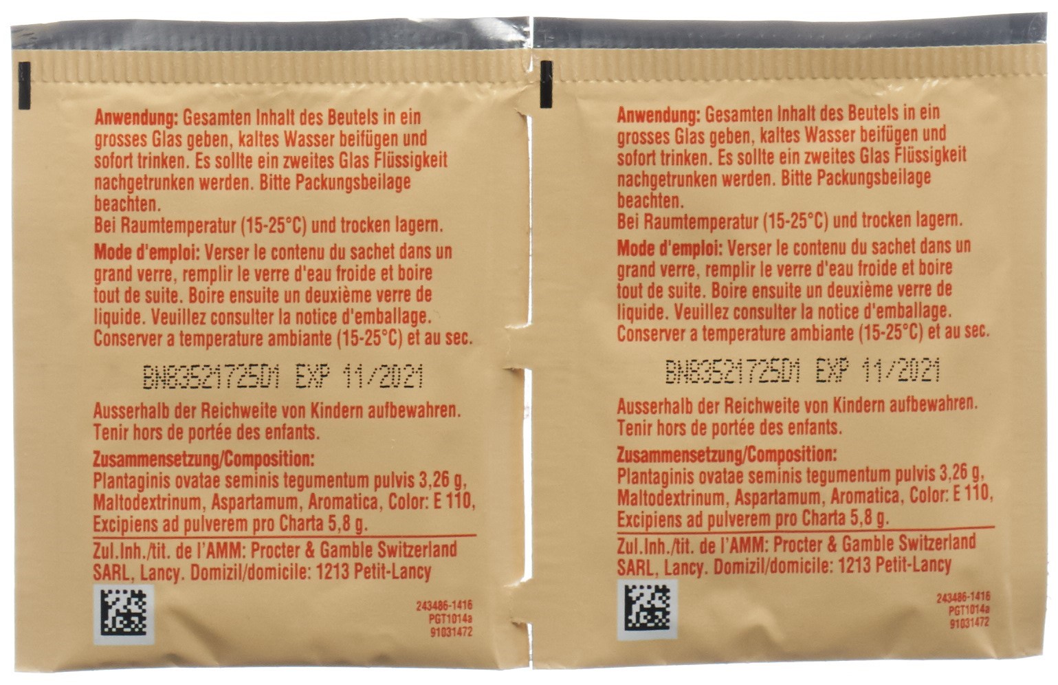 METAMUCIL N Mite Plv 5.8 g orange 30 Btl 5.8 g – Bild 5