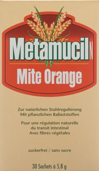 METAMUCIL N Mite Plv 5.8 g orange 30 Btl 5.8 g