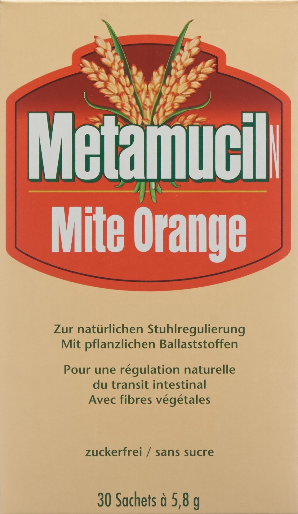 METAMUCIL N Mite Plv 5.8 g orange 30 Btl 5.8 g