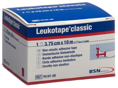 LEUKOTAPE classic Pflasterband 10mx3.75cm rot – Bild 2