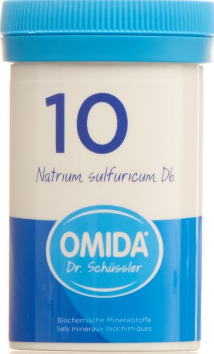 OMIDA SCHÜSSLER Nr10 Nat sulf Tabl D 6 Ds 100 g