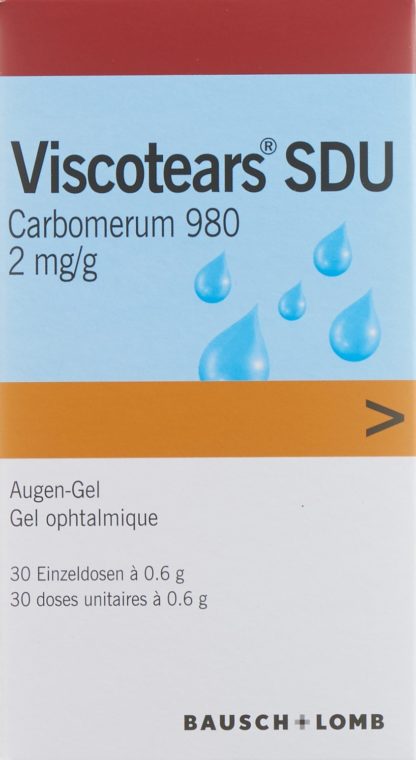 VISCOTEARS SDU Augengel 30 Monodos 0.6 g