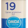 OMIDA SCHÜSSLER Nr19 Cupr arsen Tabl D 12 Ds 100 g