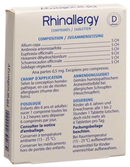 RHINALLERGY Tabl 60 Stk – Bild 4
