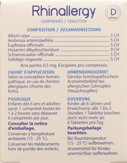 RHINALLERGY Tabl 60 Stk – Bild 2