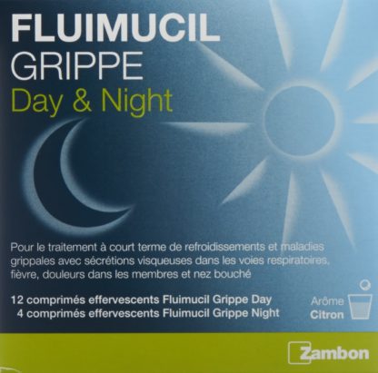 FLUIMUCIL Grippe Day Night Brausetabl 16 Stk – Bild 2