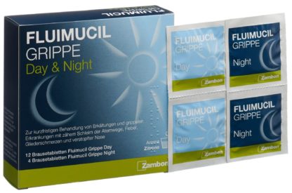 FLUIMUCIL Grippe Day Night Brausetabl 16 Stk – Bild 5