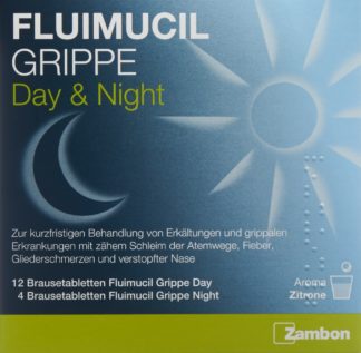 FLUIMUCIL Grippe Day Night Brausetabl 16 Stk