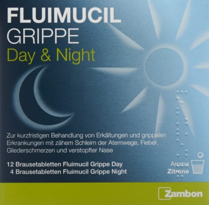 FLUIMUCIL Grippe Day Night Brausetabl 16 Stk
