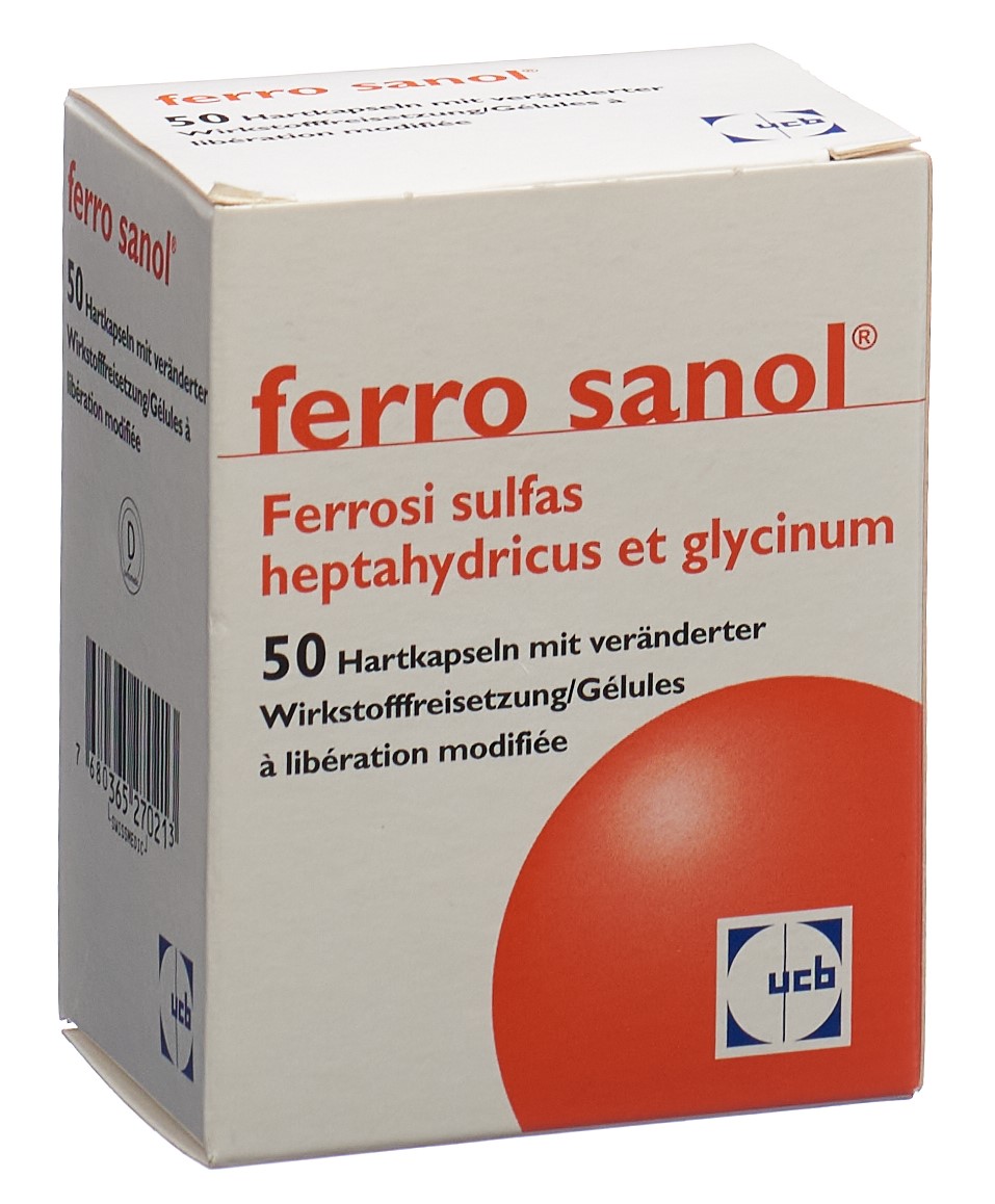 FERRO SANOL Hartkapseln 100 mg 50 Stk – Bild 2