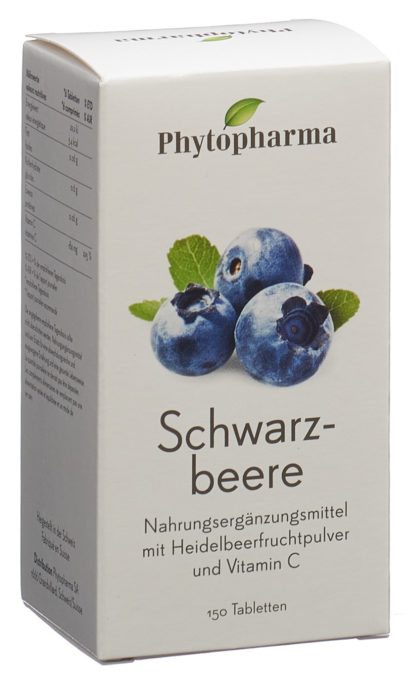 PHYTOPHARMA Schwarzbeere Tabl 150 Stk – Bild 3