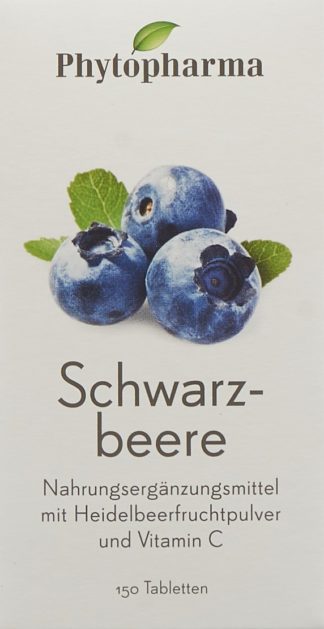 PHYTOPHARMA Schwarzbeere Tabl 150 Stk