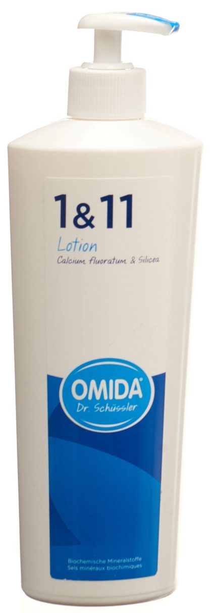 OMIDA SCHÜSSLER Nr1&11 Cal fluor&Sil Lotion 500 ml – Bild 3