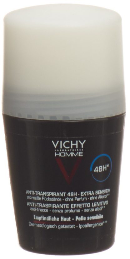 VICHY Homme Deo 48H empf Haut Roll-on 50 ml – Bild 2