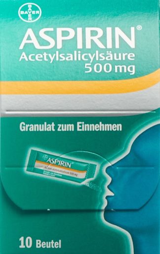 ASPIRIN Gran 500 mg Btl 10 Stk