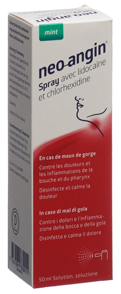 NEO-ANGIN Spray mit Lidocain Chlorhexidin 50 ml – Bild 4