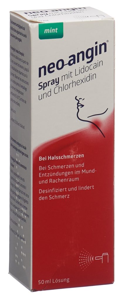 NEO-ANGIN Spray mit Lidocain Chlorhexidin 50 ml – Bild 3