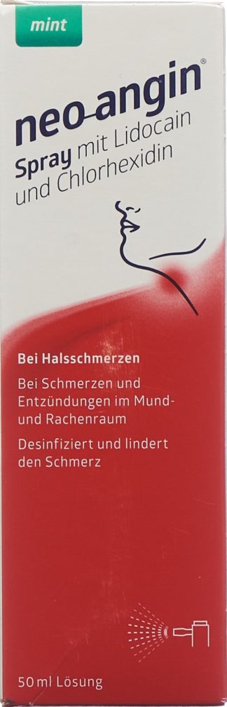 NEO-ANGIN Spray mit Lidocain Chlorhexidin 50 ml