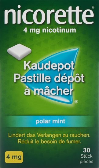 NICORETTE Polar Mint Kaudepots 4 mg 30 Stk