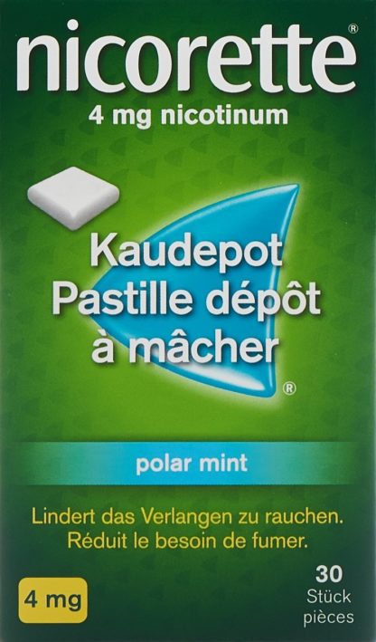 NICORETTE Polar Mint Kaudepots 4 mg 30 Stk