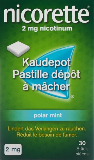 NICORETTE Polar Mint Kaudepots 2 mg 30 Stk