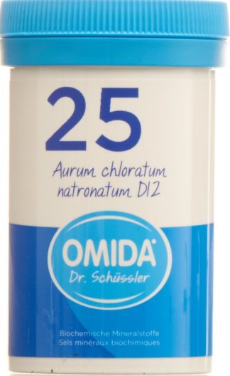 OMIDA SCHÜSSLER Nr25 Aur chlo nat Tabl D 12 100 g