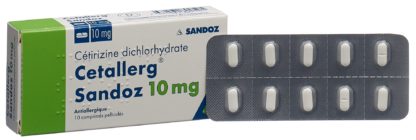 CETALLERG Sandoz Filmtabl 10 mg 10 Stk – Bild 6
