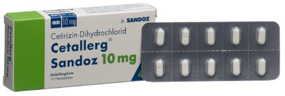 CETALLERG Sandoz Filmtabl 10 mg 10 Stk – Bild 5