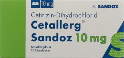 CETALLERG Sandoz Filmtabl 10 mg 10 Stk