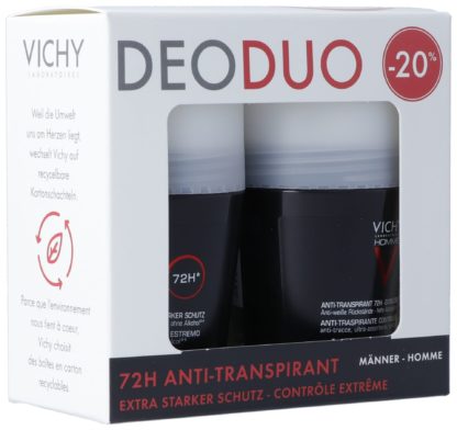 VICHY Homme Deo Anti-T 72H Duo-20% 2 Roll-on 50 ml – Bild 2
