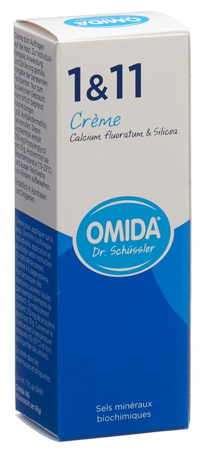 OMIDA SCHÜSSLER Nr1&11 Cal fluor&Silic Cre 50 ml – Bild 4