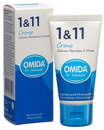 OMIDA SCHÜSSLER Nr1&11 Cal fluor&Silic Cre 50 ml – Bild 5