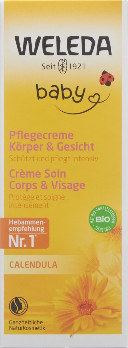 WELEDA BABY CALENDULA Pflegecr Körp&Gesicht 75 ml