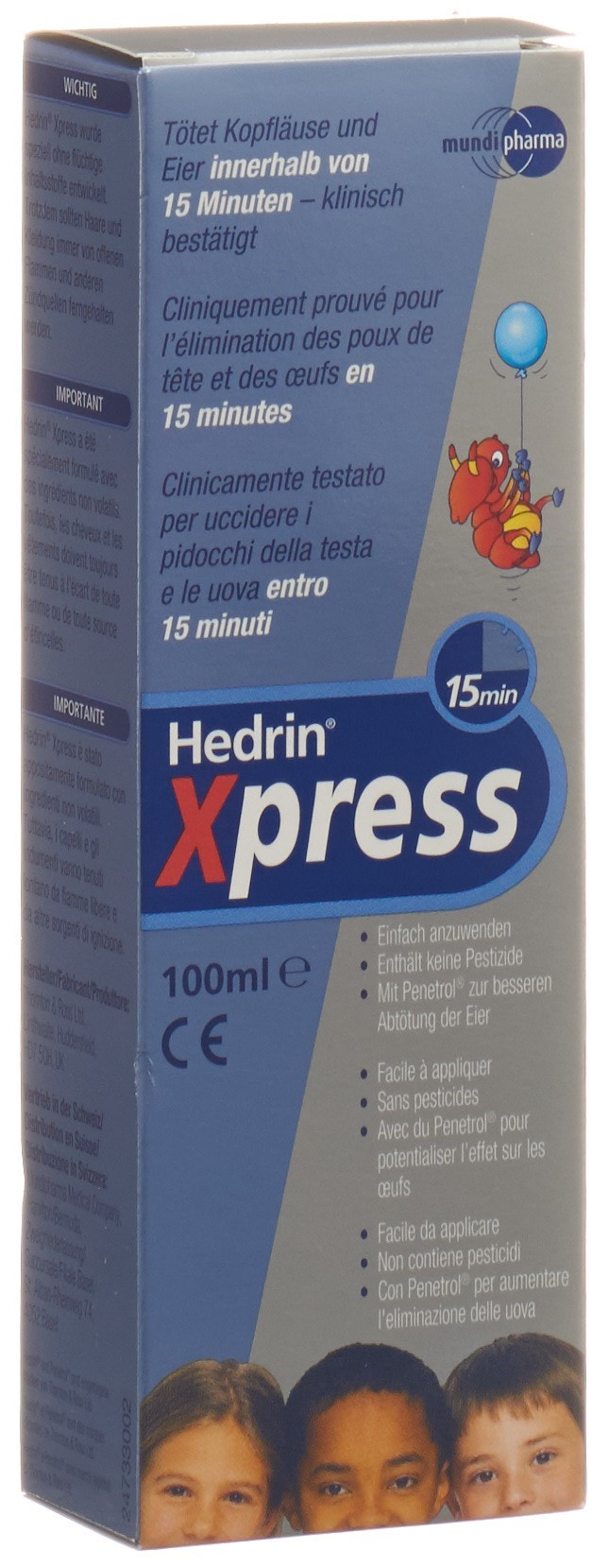 HEDRIN Xpress Gel Fl 100 ml – Bild 2