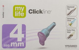 MYLIFE CLICKFINE Pen Nadeln 4mm 32G 100 Stk