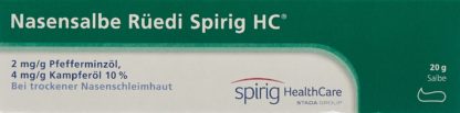 NASENSALBE RÜEDI Spirig HC Tb 20 g