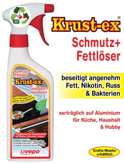 KRUST EX Schmutz+Fettlöser antiba 360° Vapo 500 ml – Bild 2