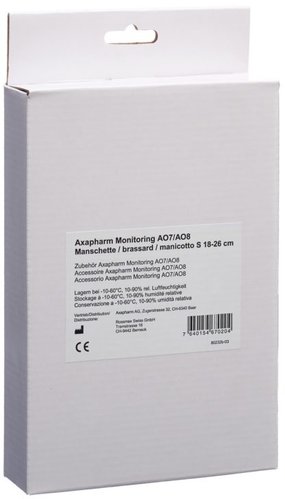 AXAPHARM AO7/AO8 Manschette S 18-26cm – Bild 2