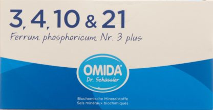 OMIDA SCHÜSSLER Nr3 Ferr phos plus Plv Btl 12 Stk